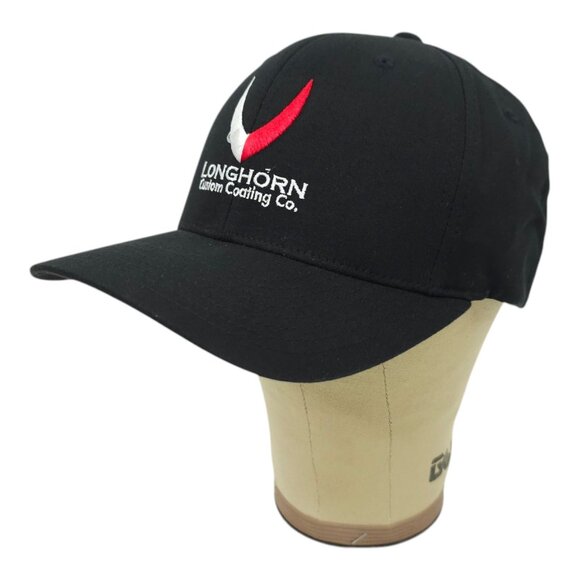 Longhorn Custom Coating Flexfit OSFM Cap Trucker Baseball Embroidered Logo Hat - Picture 2 of 14